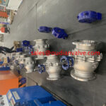 Ball valve 2 piece DIN flanges full bore in 316L