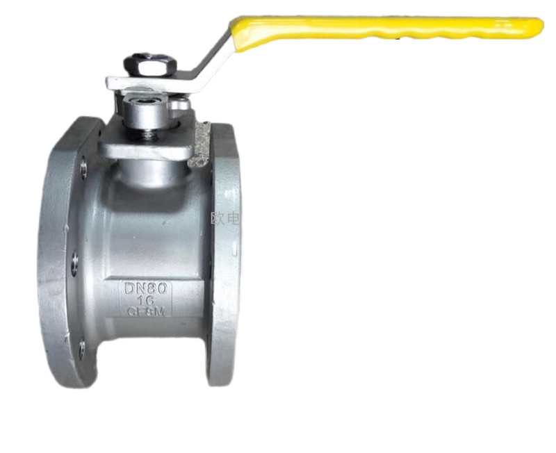 DIN Wafer Ball Valve,PN16,DN80,CF8M,RF End