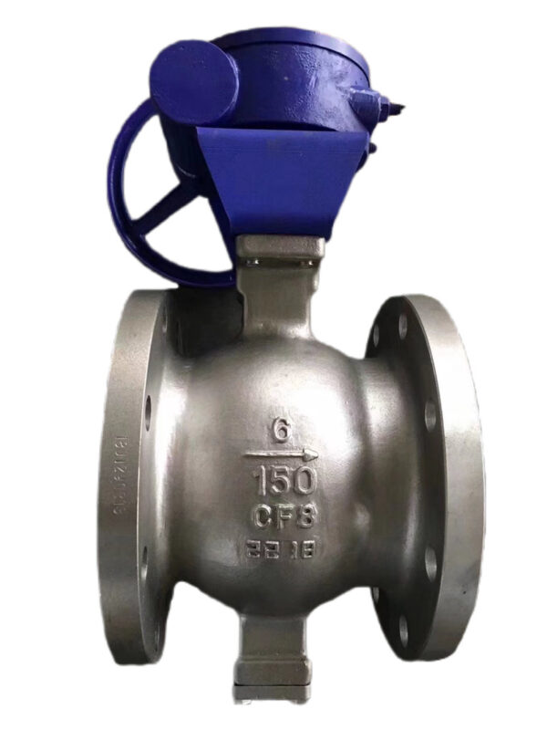 Flange Segment Ball Valve,CF8,150LB,6 Inch,RF End