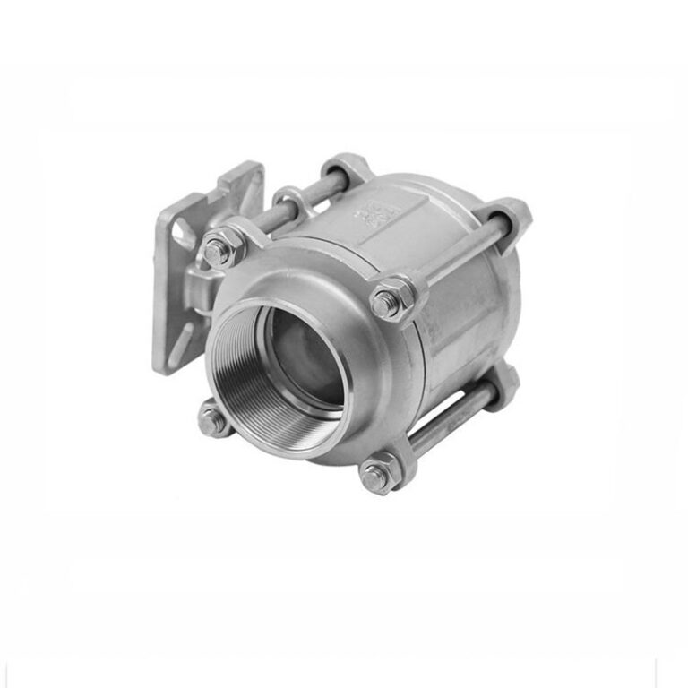 china NPT end 3pc ball valve