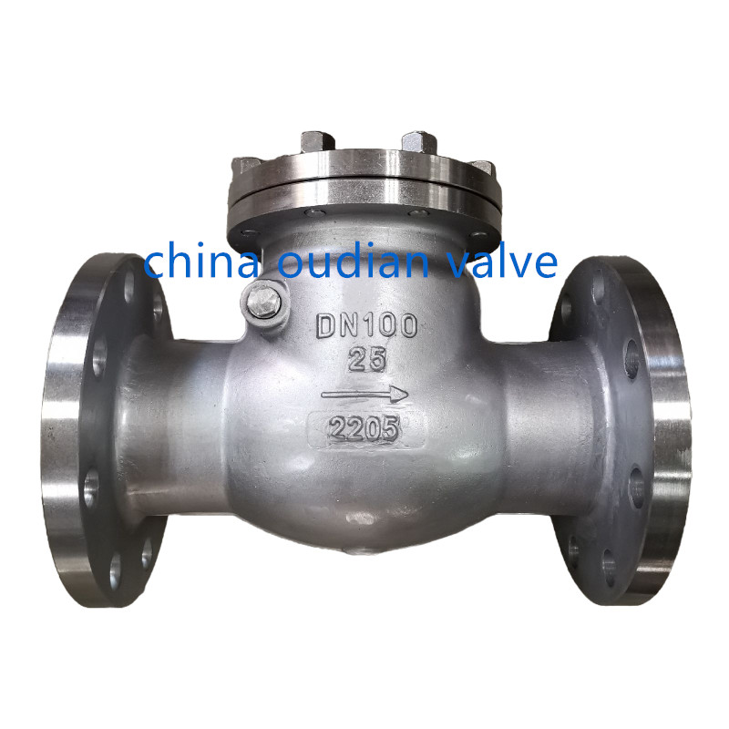 2205 Swing Check Valve,DN100,PN25,Flange End