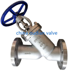 china CF8 Y Type Globe Valve,