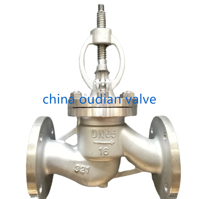PN16 321 Globe Valve,DN65,RF End