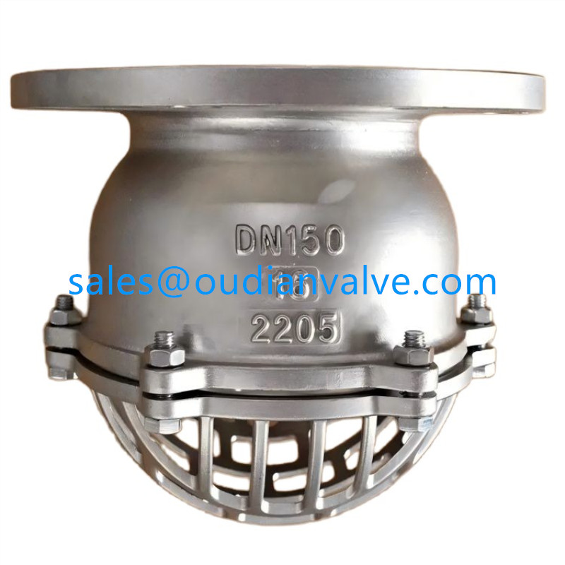 2205 Foot Valve PN16 DN150 Flange End