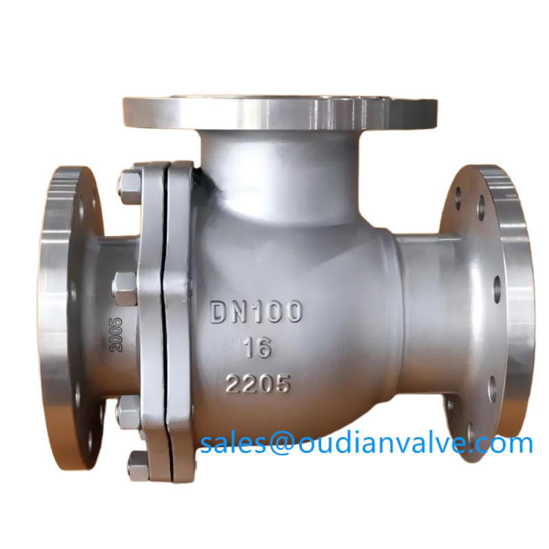 2205 Three Way Ball Valve, T-Port ,DN100 ,PN16