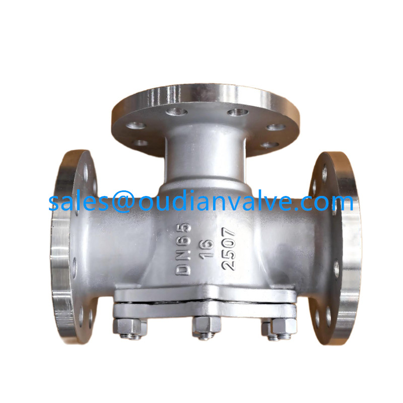 2207 Three Way Ball Valve, T-Port ,DN65 ,PN16