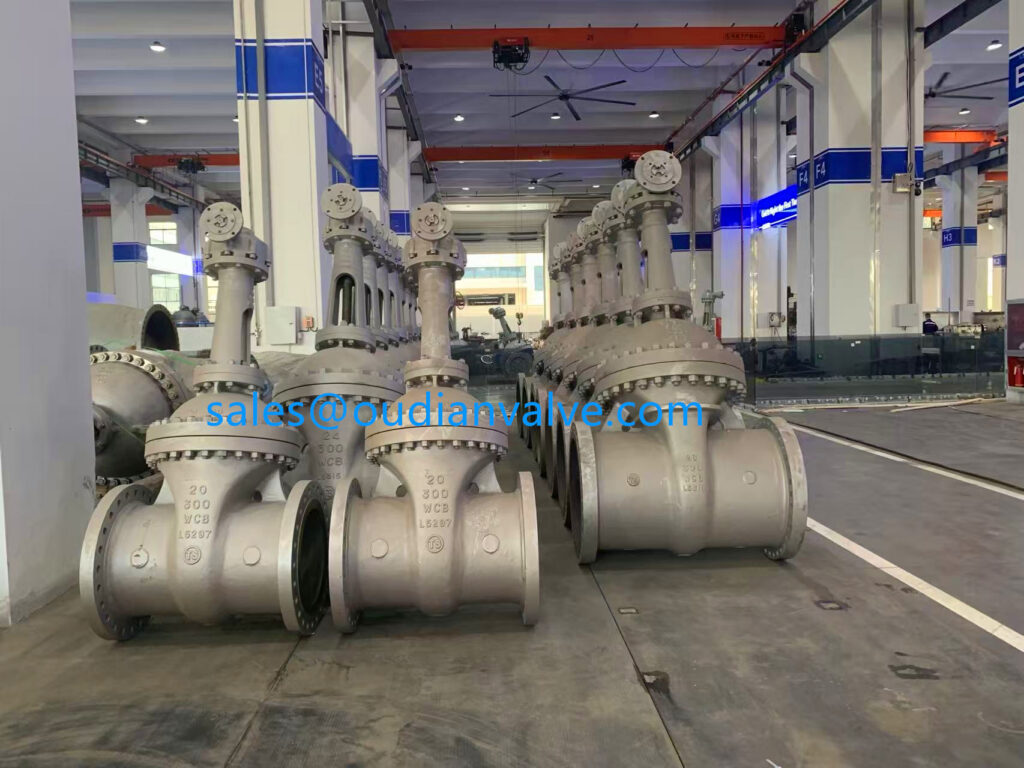 Oudian 300LB 28 Inch WCB Cast Steel Gate Valve DN700